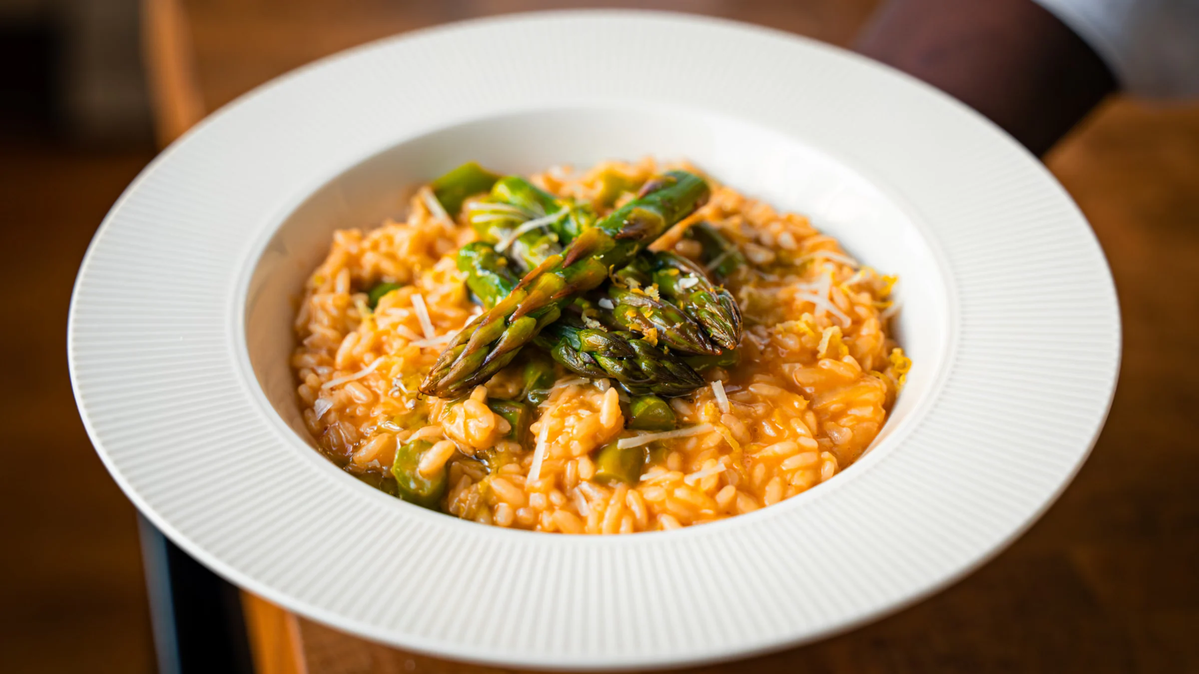 Asparagud risotto.