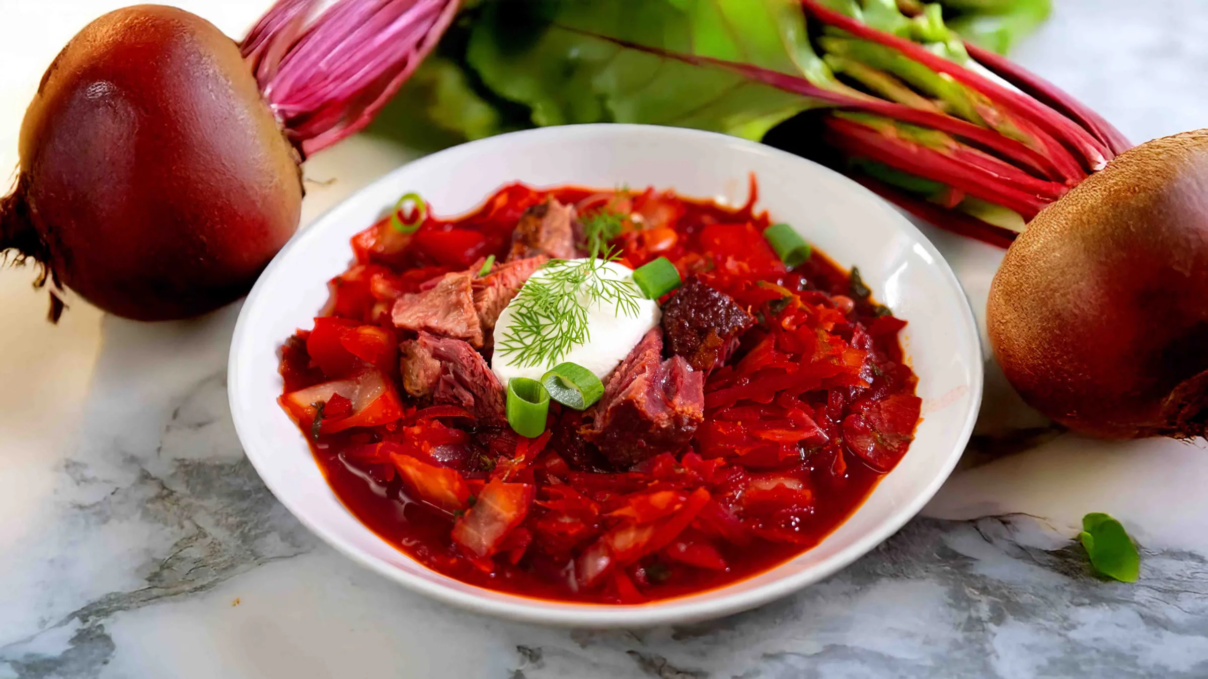 Borscht soup.