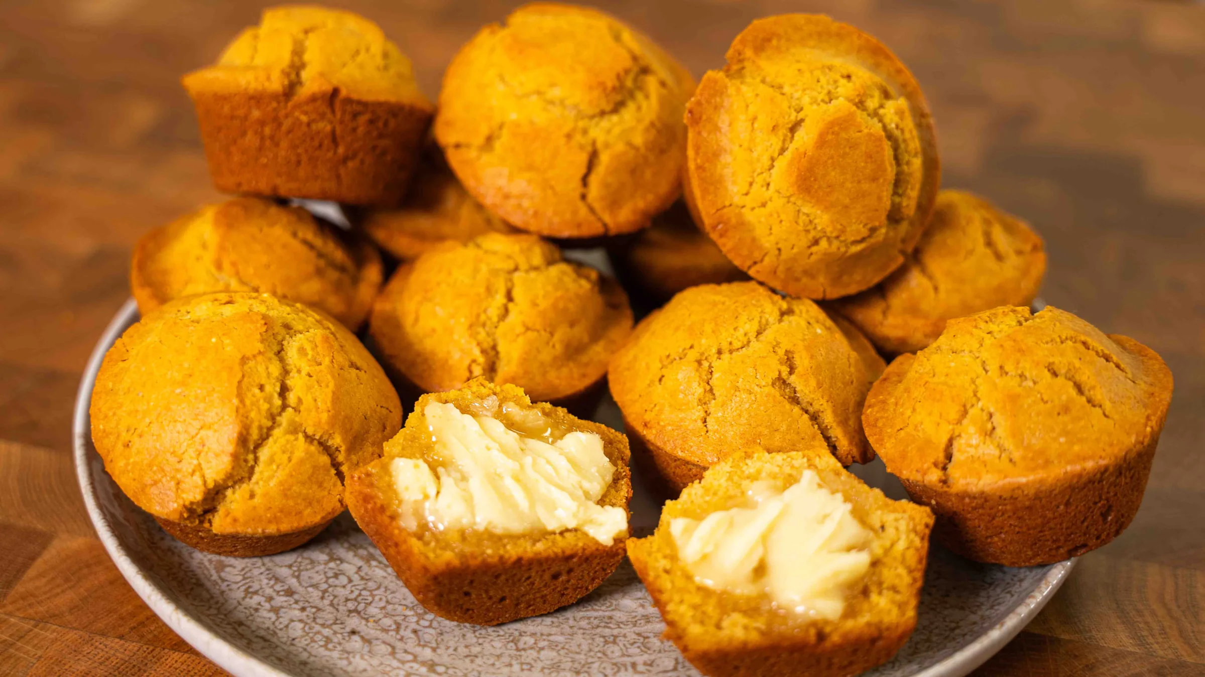 Cornbread muffins.