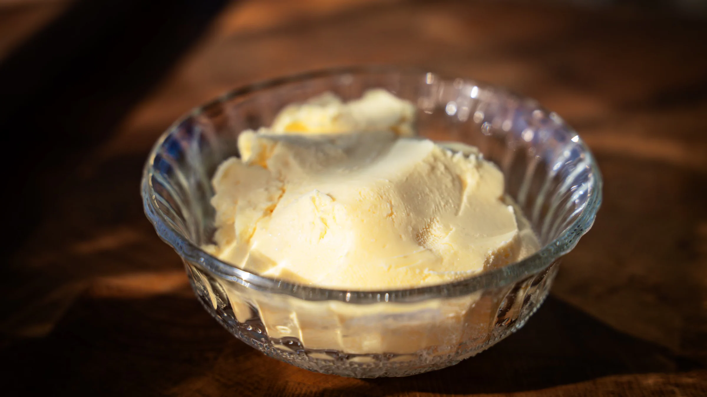 Homemade butter.