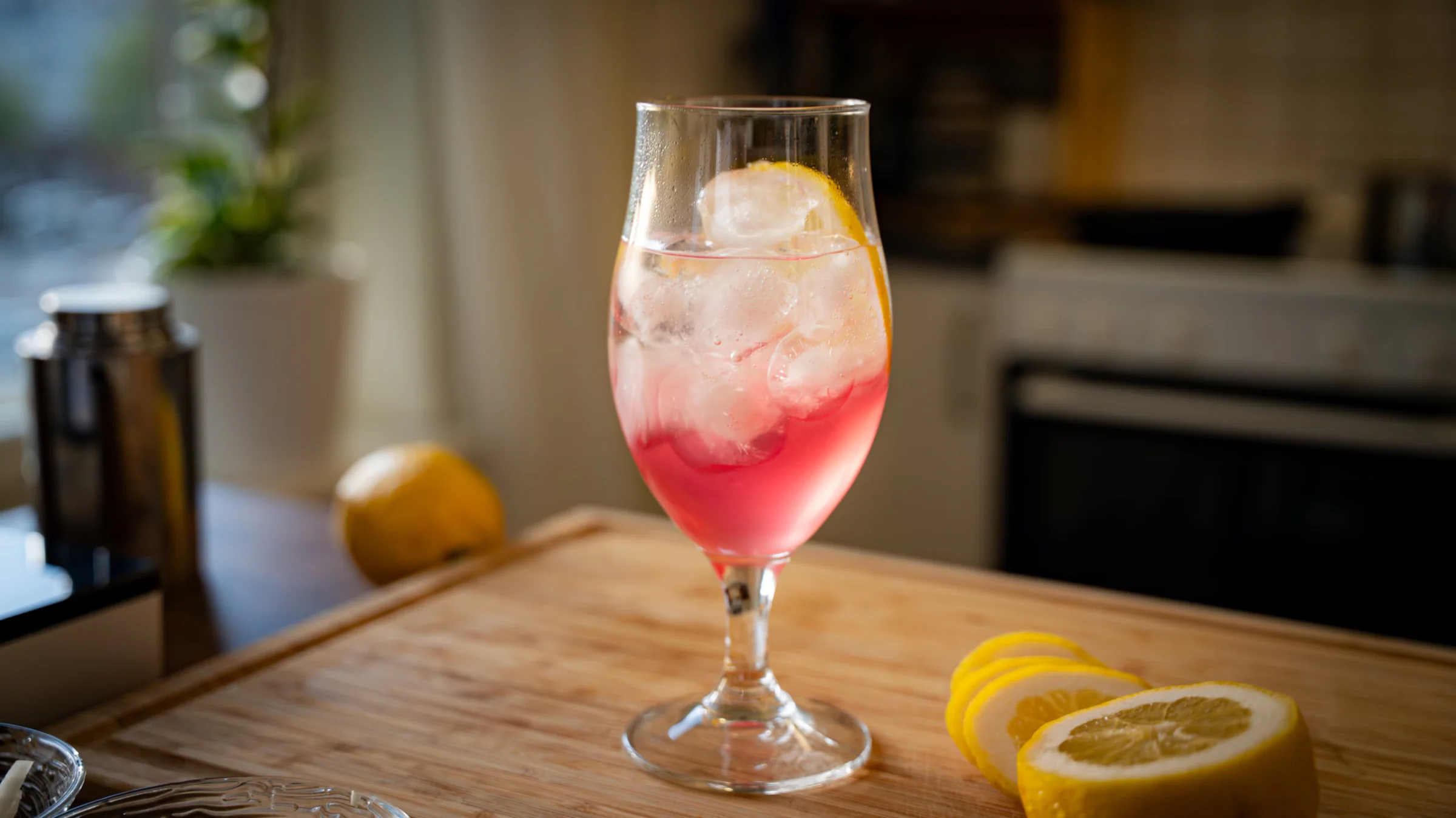 Lilac lemonade.