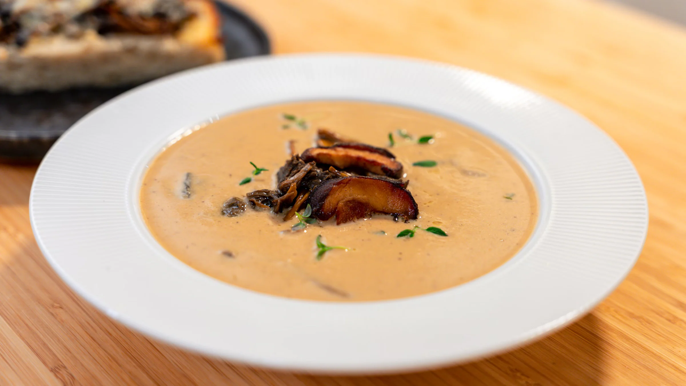 Mushroom soup.