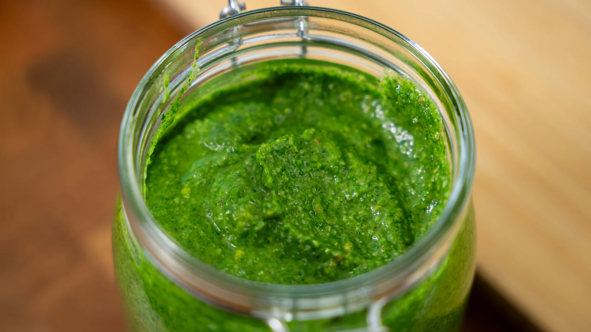 Stinging nettle pesto.