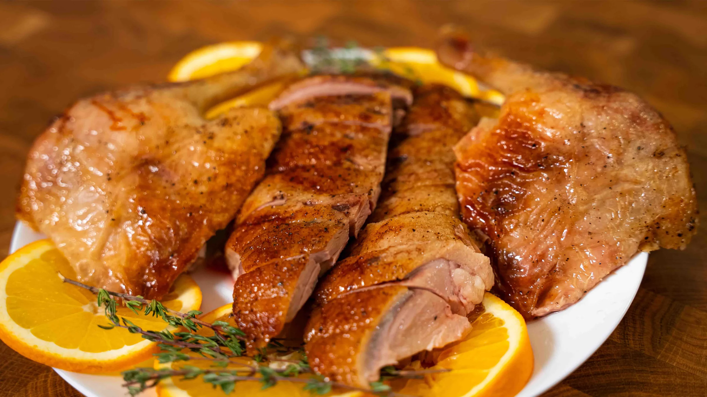 Roast duck.