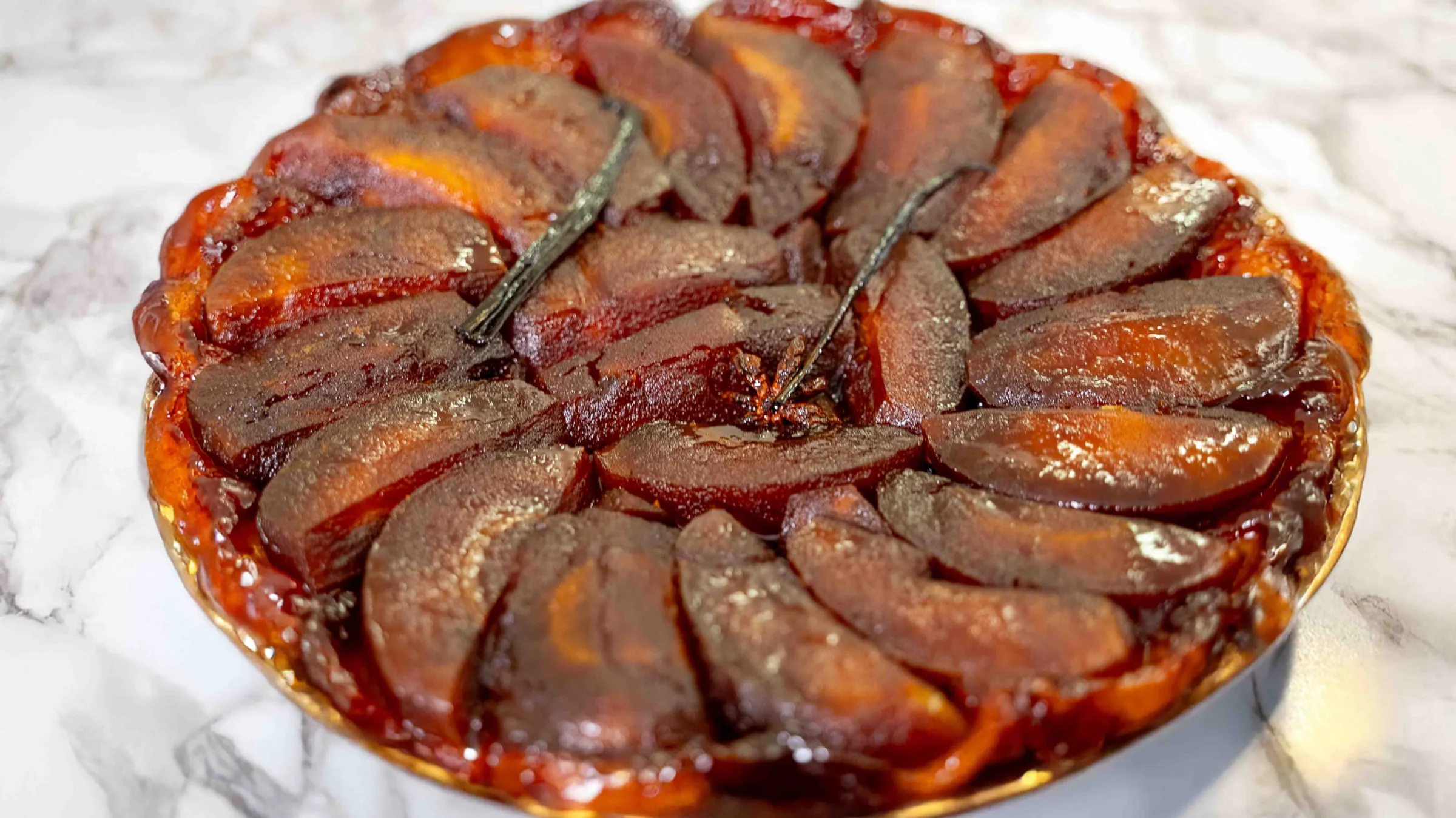 Tarte tatin.