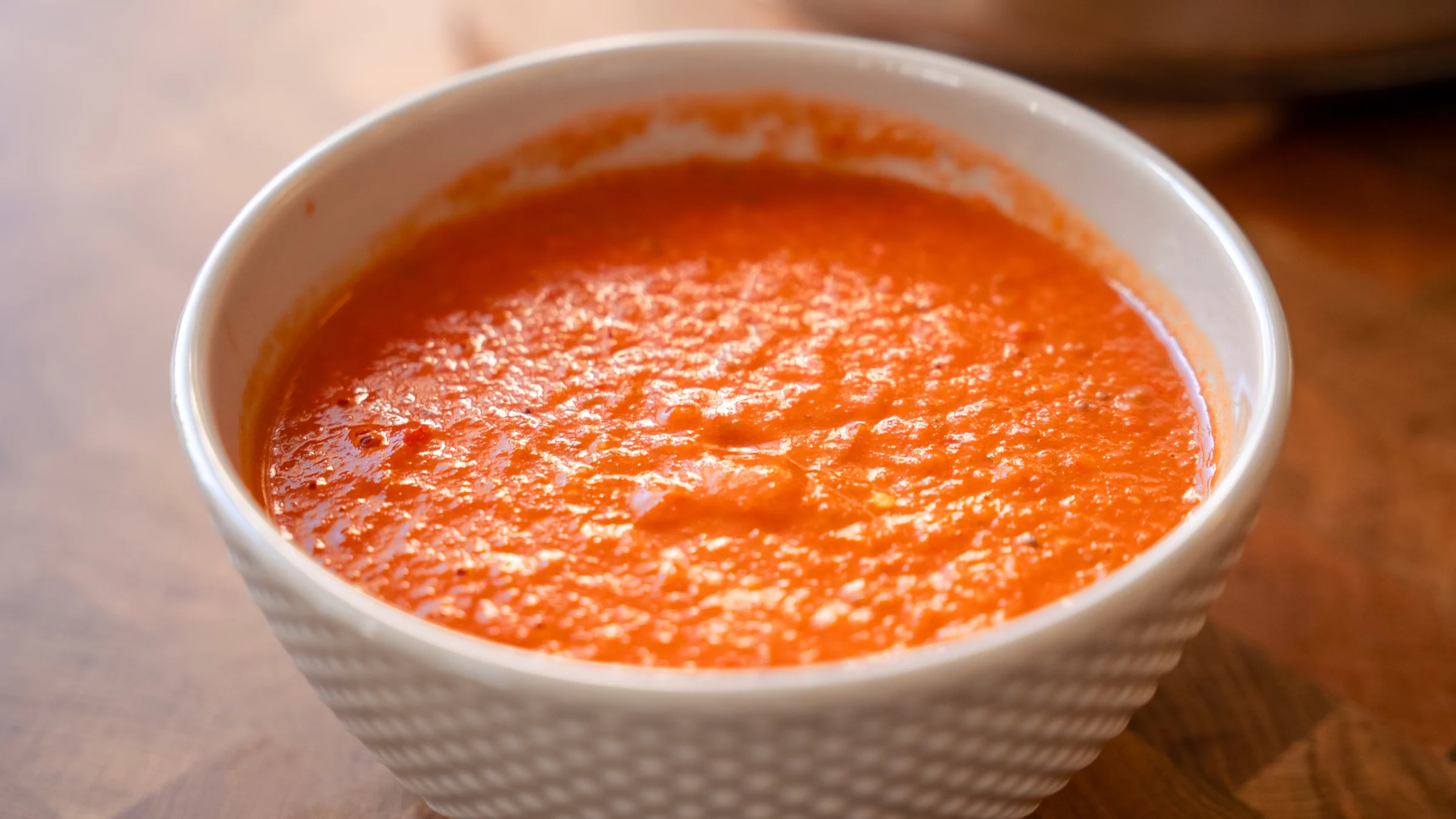 Tomato confit sauce.